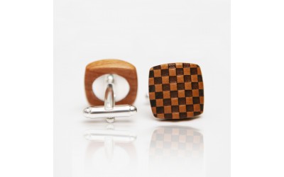 Dřevěné knoflíčky Balance - hruška šach