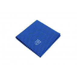 Látkový kapesníček - modrý puntík